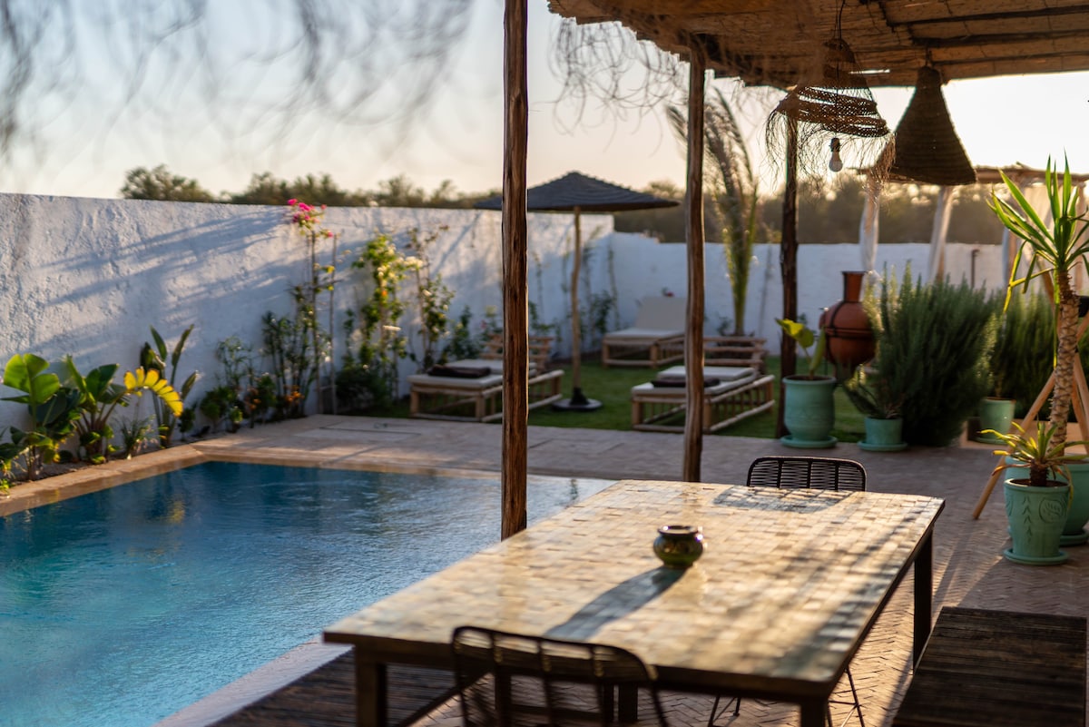 Villa 3 chambres 7 lits piscine proche Essaouira
