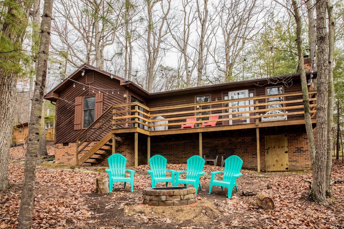 马萨努滕度假村（ Massanutten Resort ）的舒适小屋，私人院子