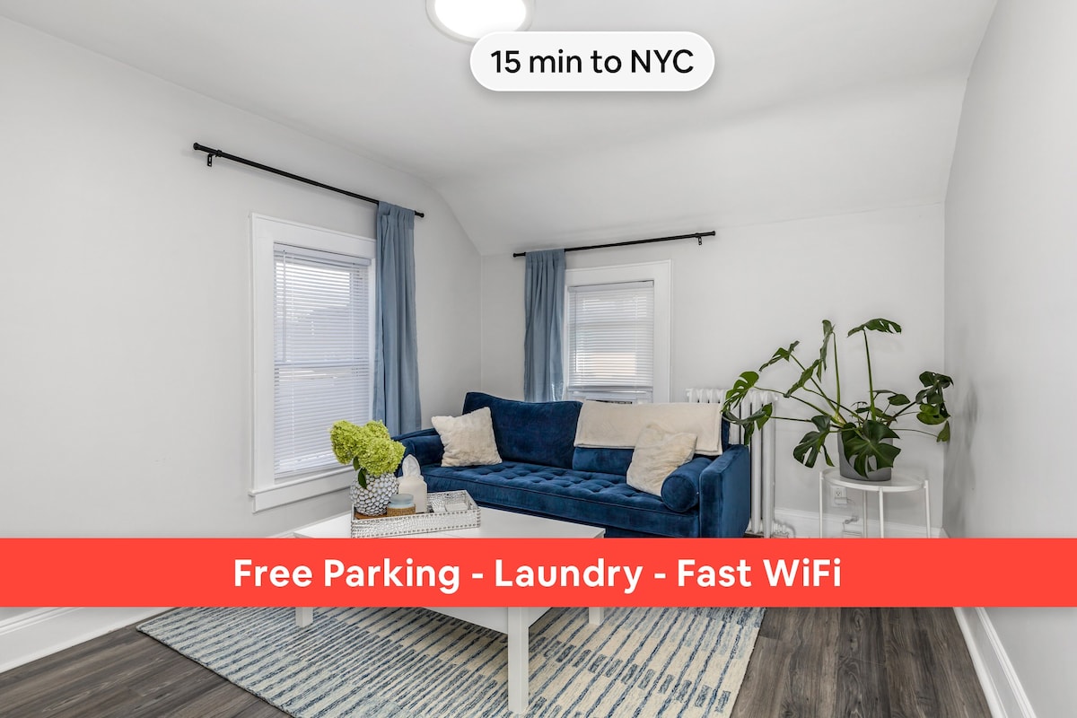 Modern Apt FREE Parking Near NYC & American Dream