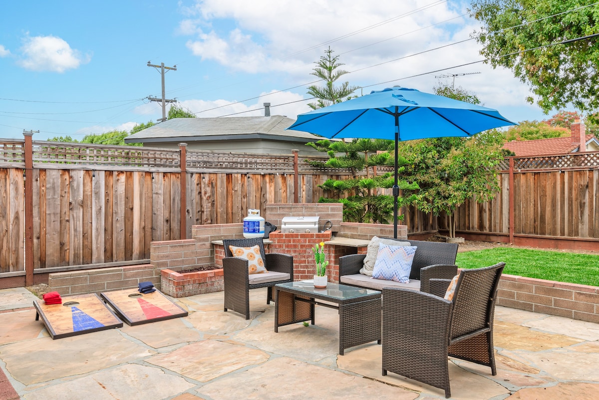 Perfect for Family | Santana Row | Cozy 5B | BBQ