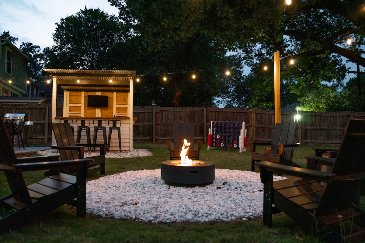 The Iris -1 mi Cooper Young, Fire Pit, Outdoor Bar