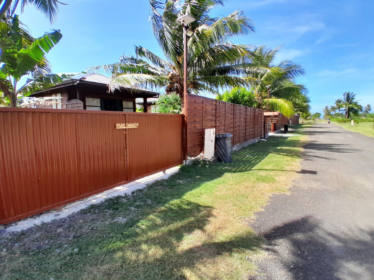 bungalow-accès mer pour 3 personnes