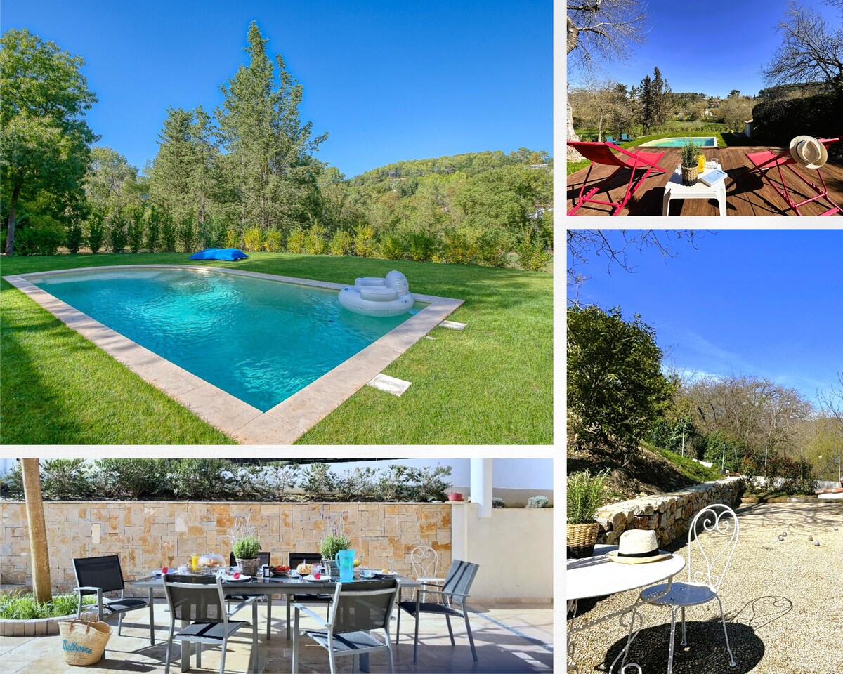 Belle villa avec hammam et piscine à 25 min Cannes