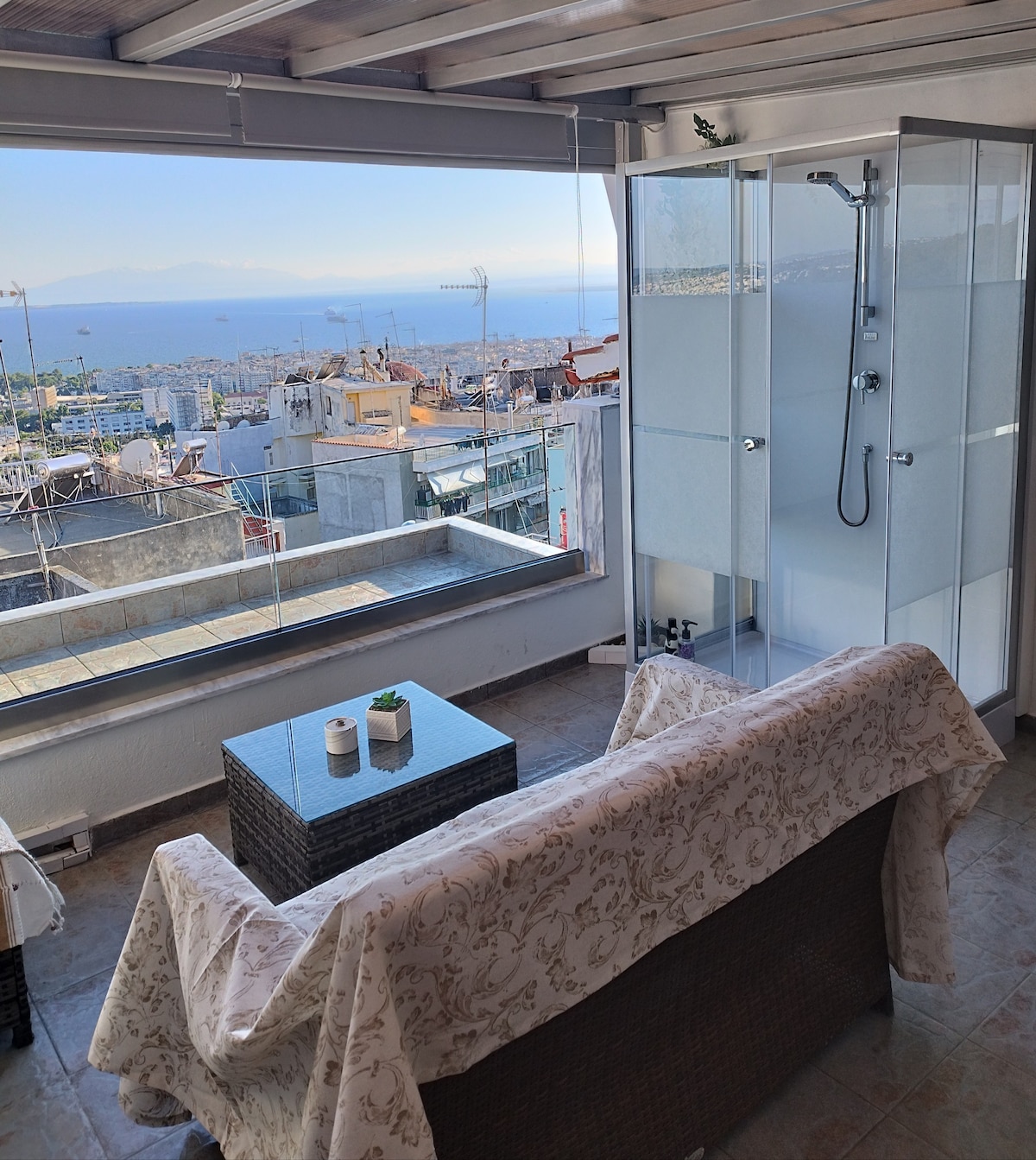 Tiny attic with incredible view