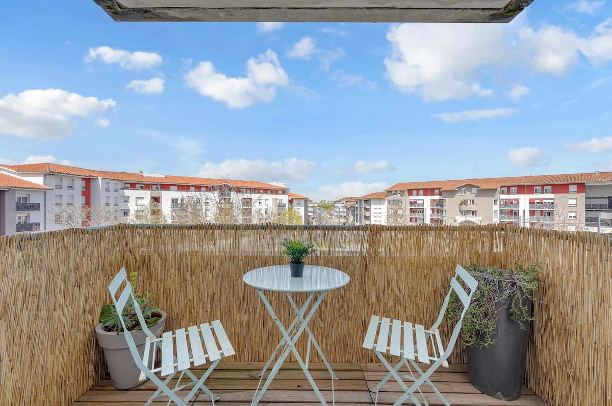 Spacious Apartment Blagnac Parking-Tram-Airport