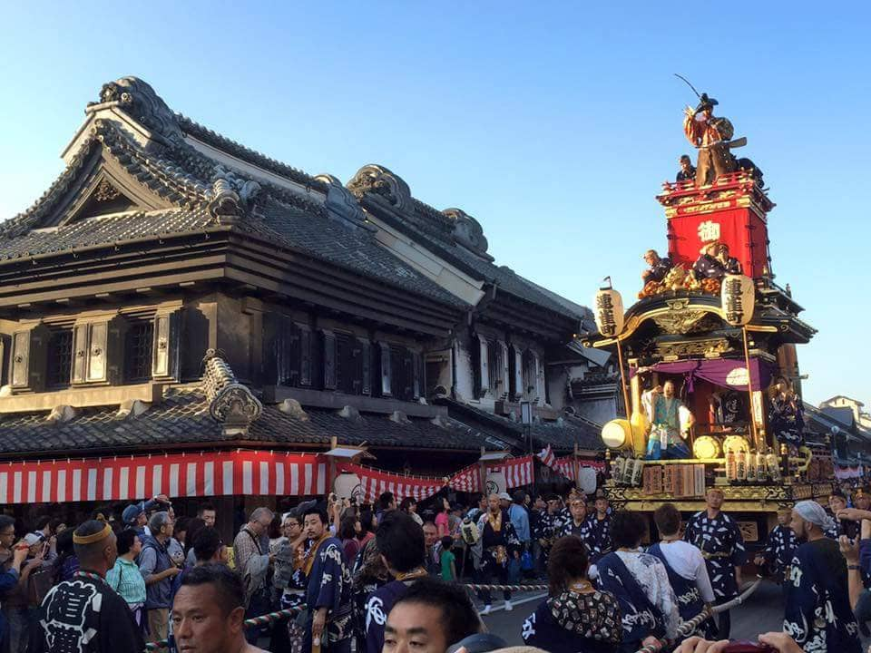 101江户时代镇滨川越/站和购物街靠近小镇线站和购物街