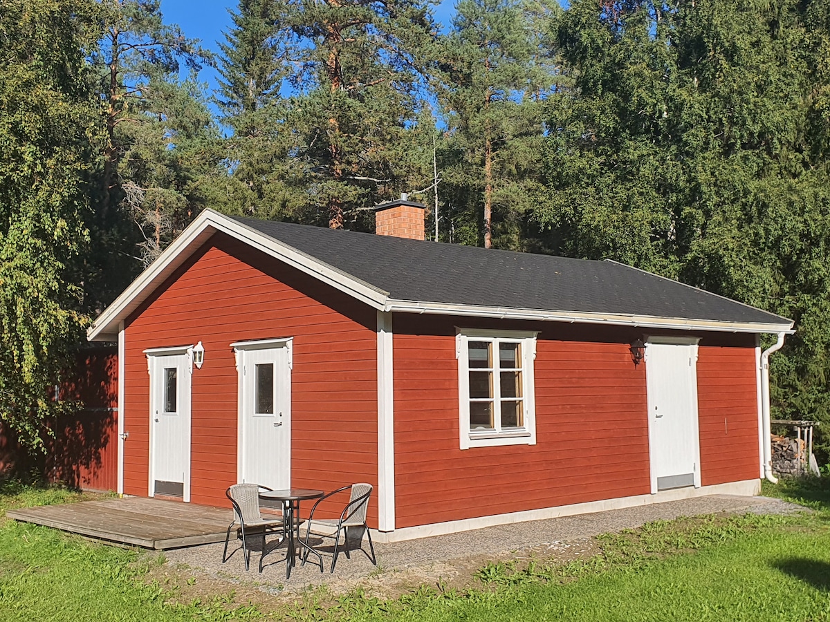 靠近Kågeälven的舒适小房子。