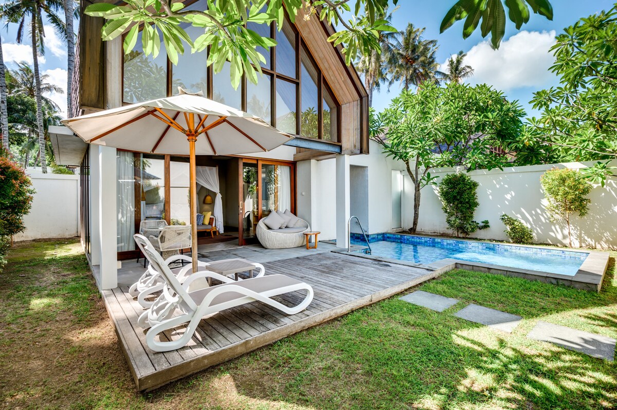 有私人泳池的豪华别墅， Senggigi Lombok