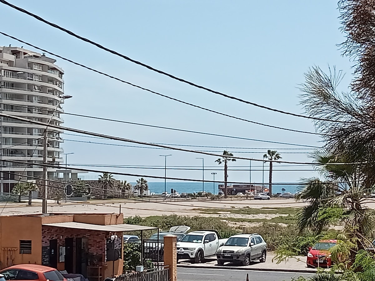 Apartamento frente la playa amoblado agua caliente