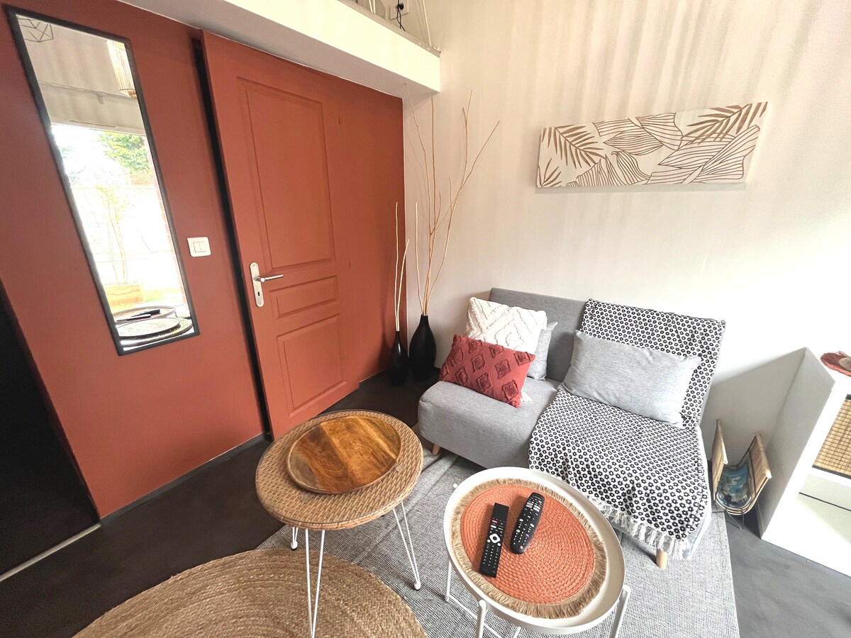 Casita: maison duplex +parking/terrasse/Netflix