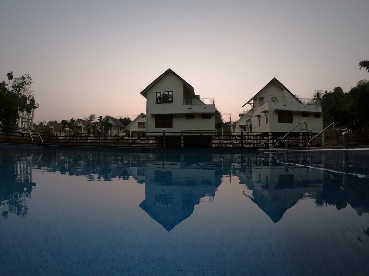 Stunning pool villa Athirappilly