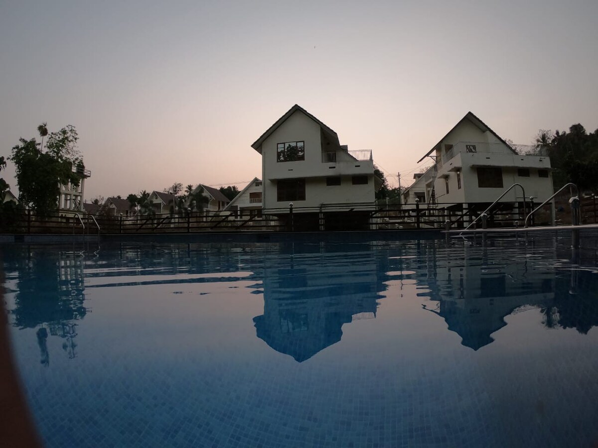 Stunning pool villa Athirappilly