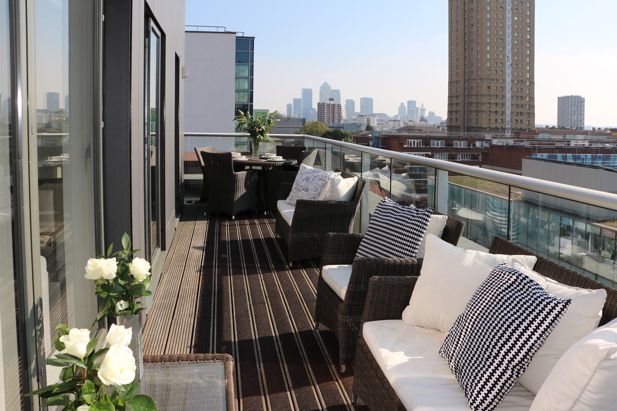 Luxury 2 bedroom Penthouse in Whitechapel E1