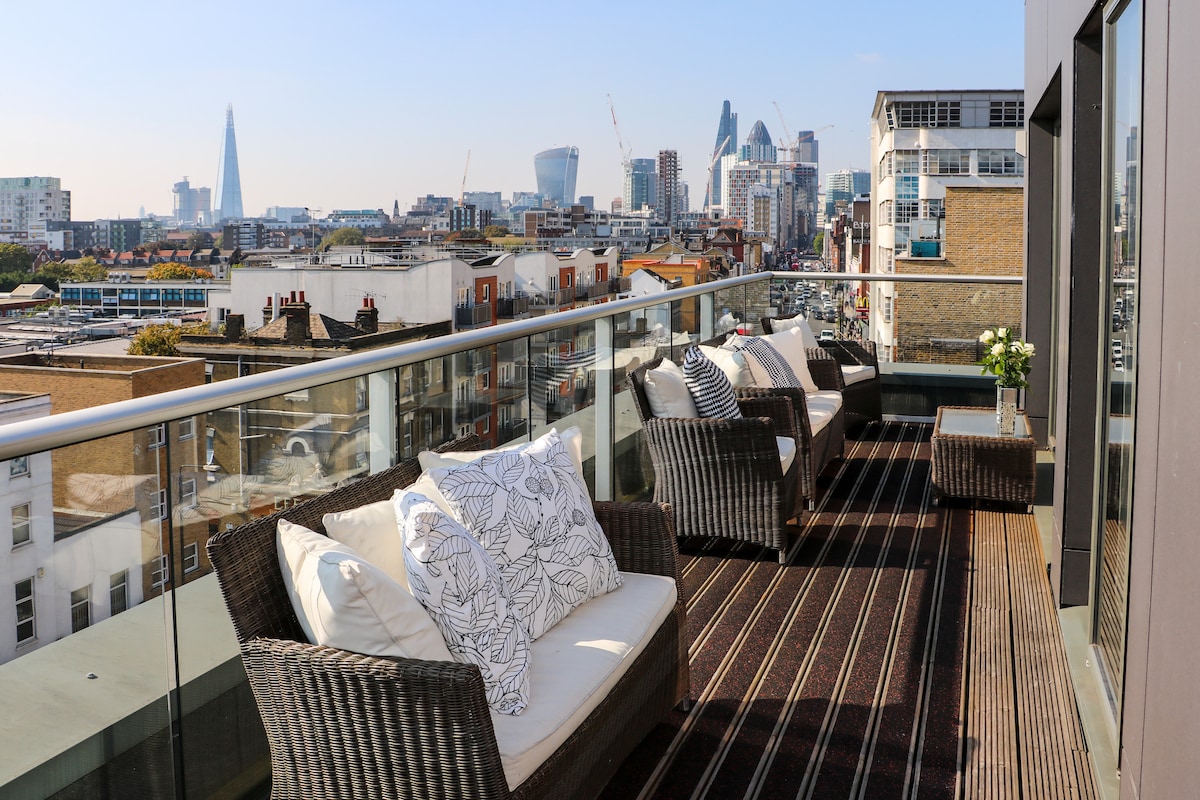 Luxury 2 bedroom Penthouse in Whitechapel E1