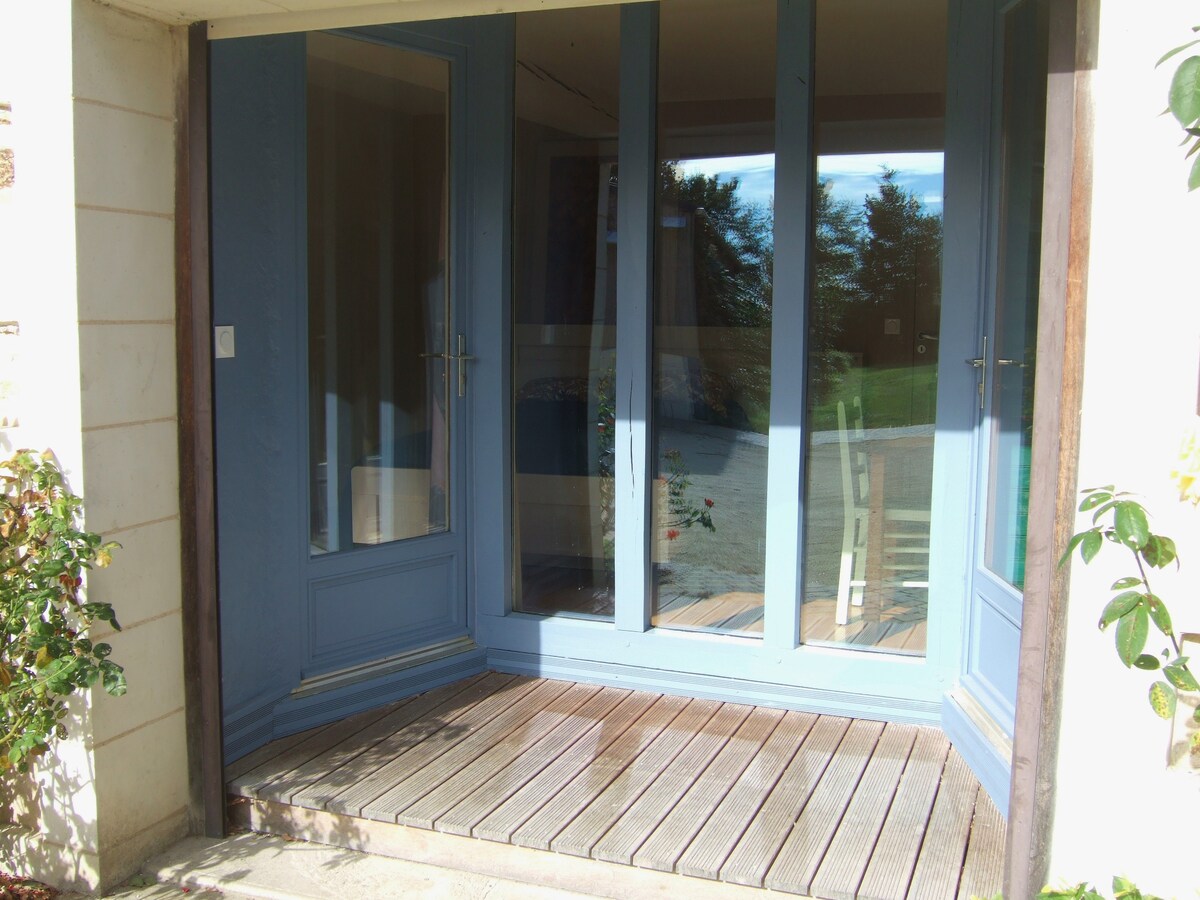 Chambre avec vue sur jardin