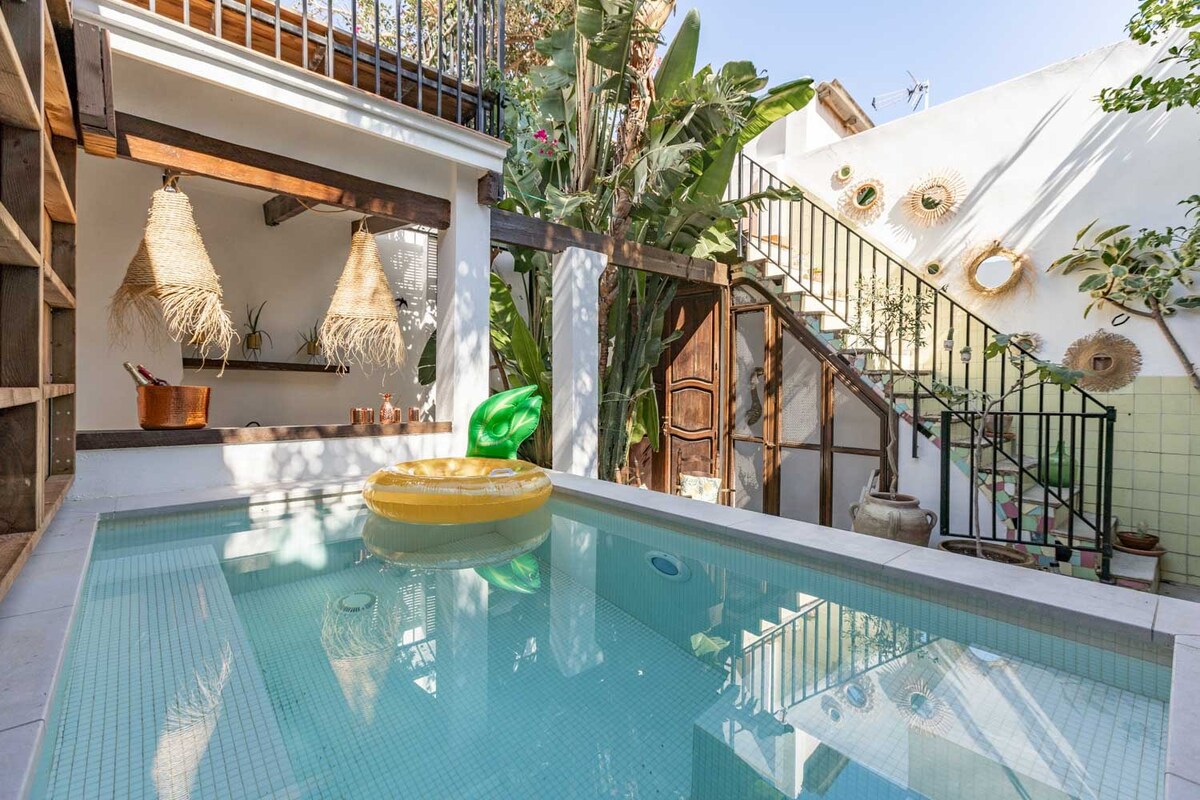 Spanish House-Private Pool and close to beach