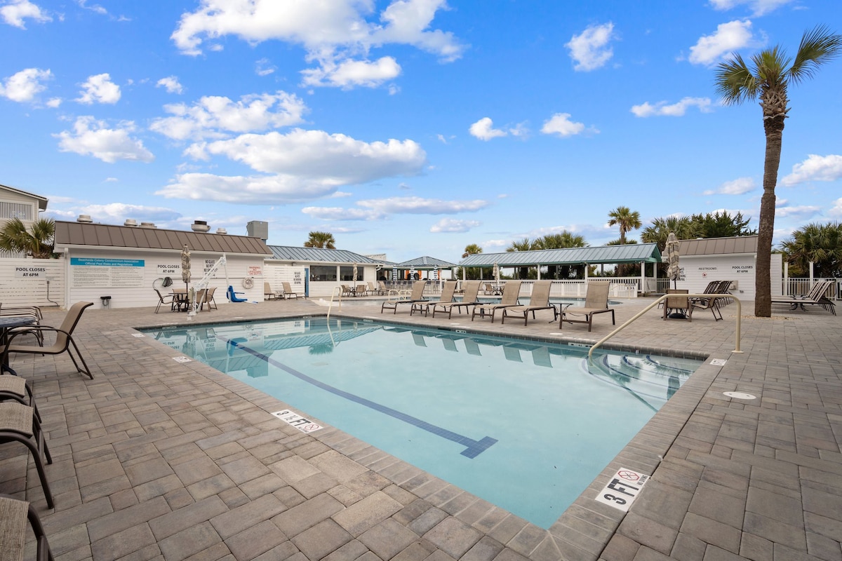 Balcony | Heated Pool | On Beach | Restaurant