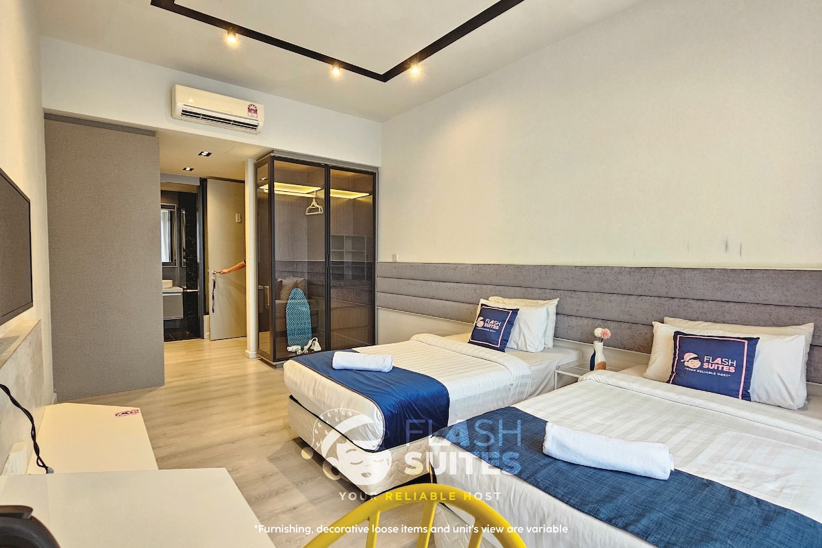 Expressionz高级套房双人床单间公寓@吉隆坡城中城