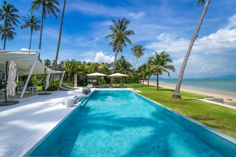 Serene 2BR Beachfront Villa with Private Pool