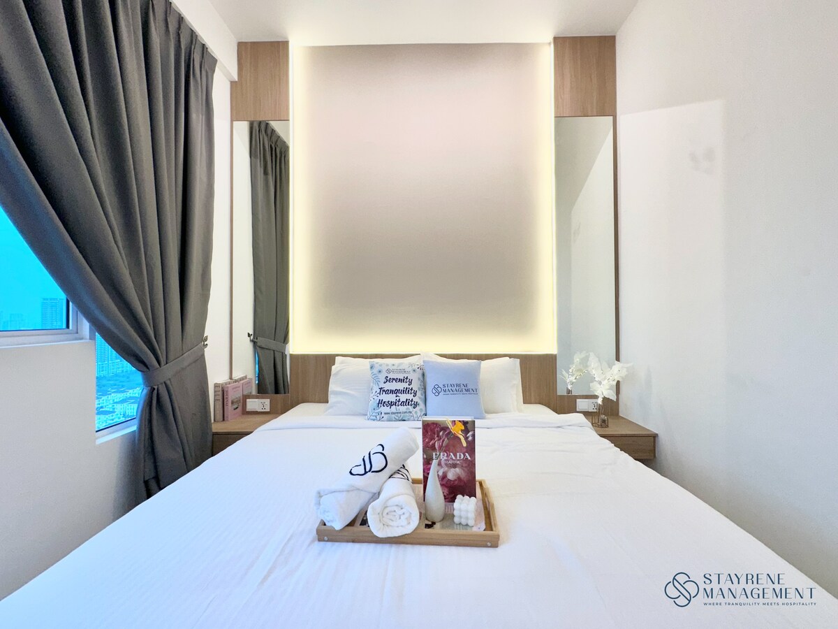 Amber Cove Melaka•CityView•2BR/5Pax•Jonker Street