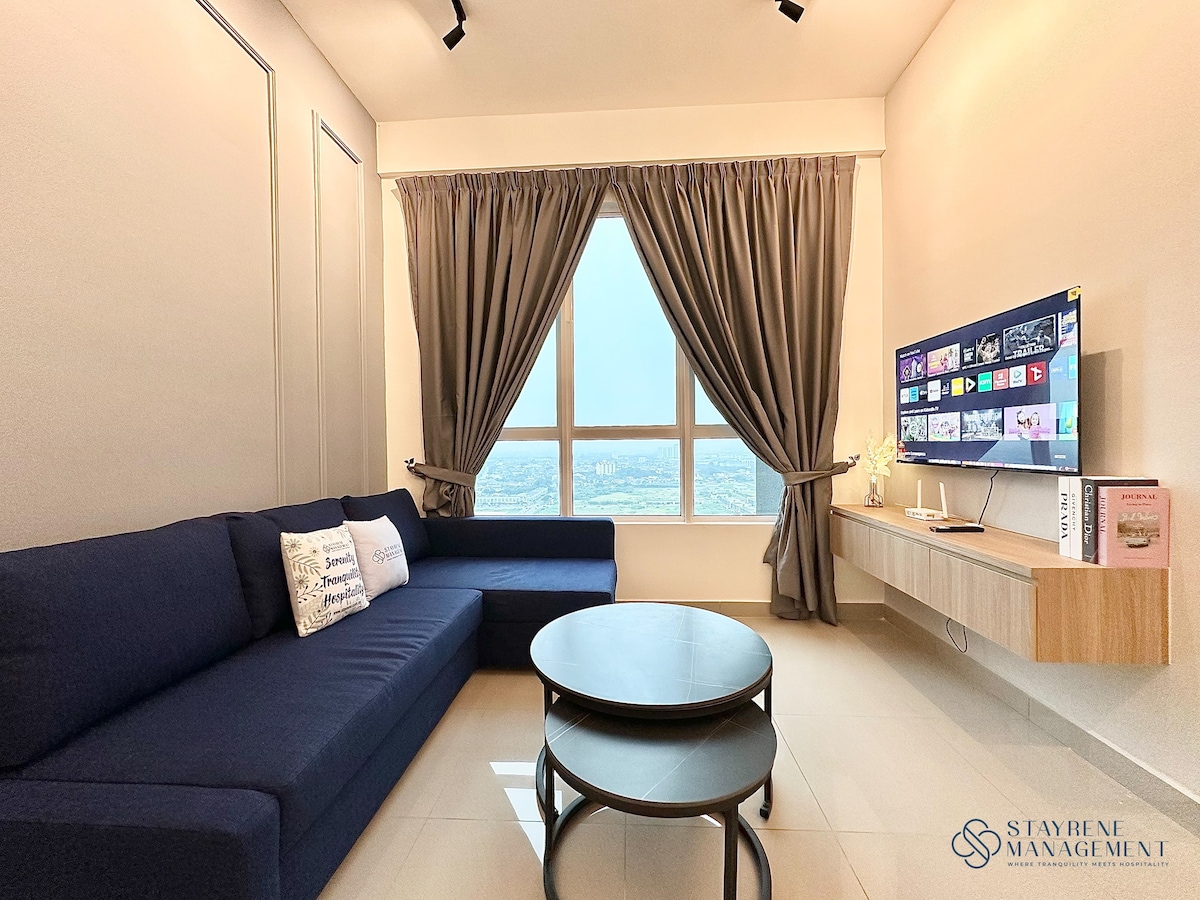 Amber Cove Melaka•CityView•2BR/5Pax•Jonker Street