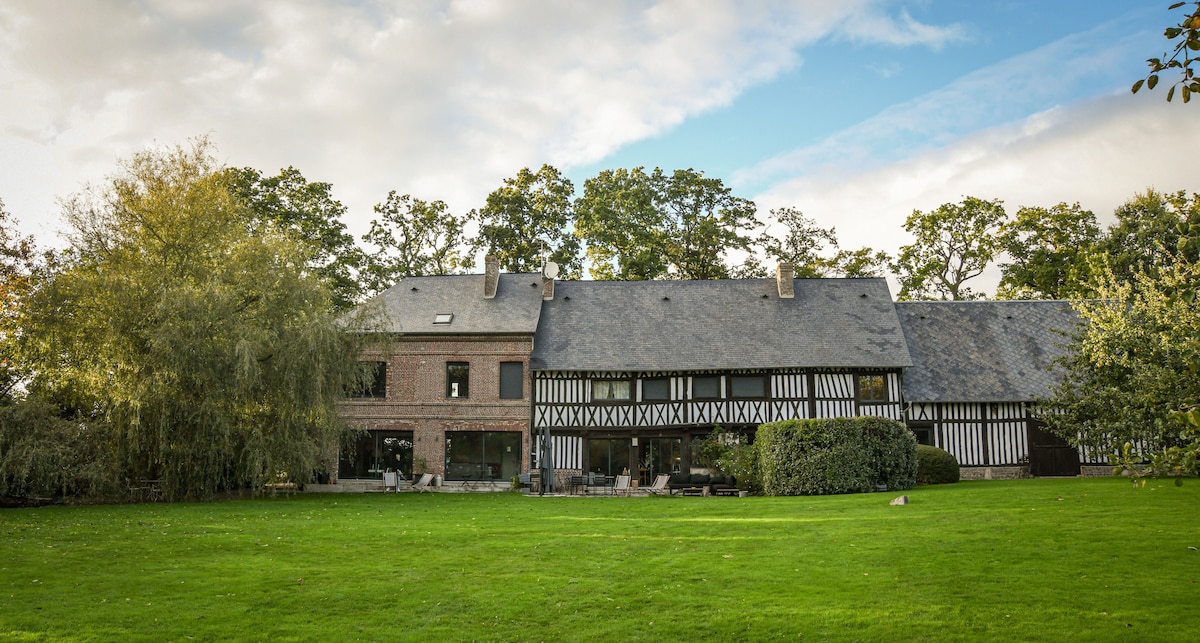 Manoir de la campagne 12 pers Etretat-Honfleur 30 '