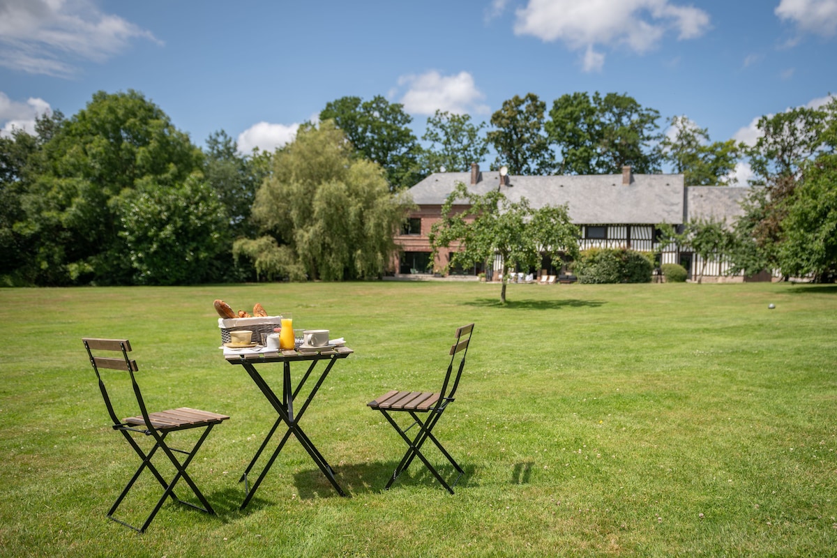 Manoir de la campagne 12 pers Etretat-Honfleur 30 '