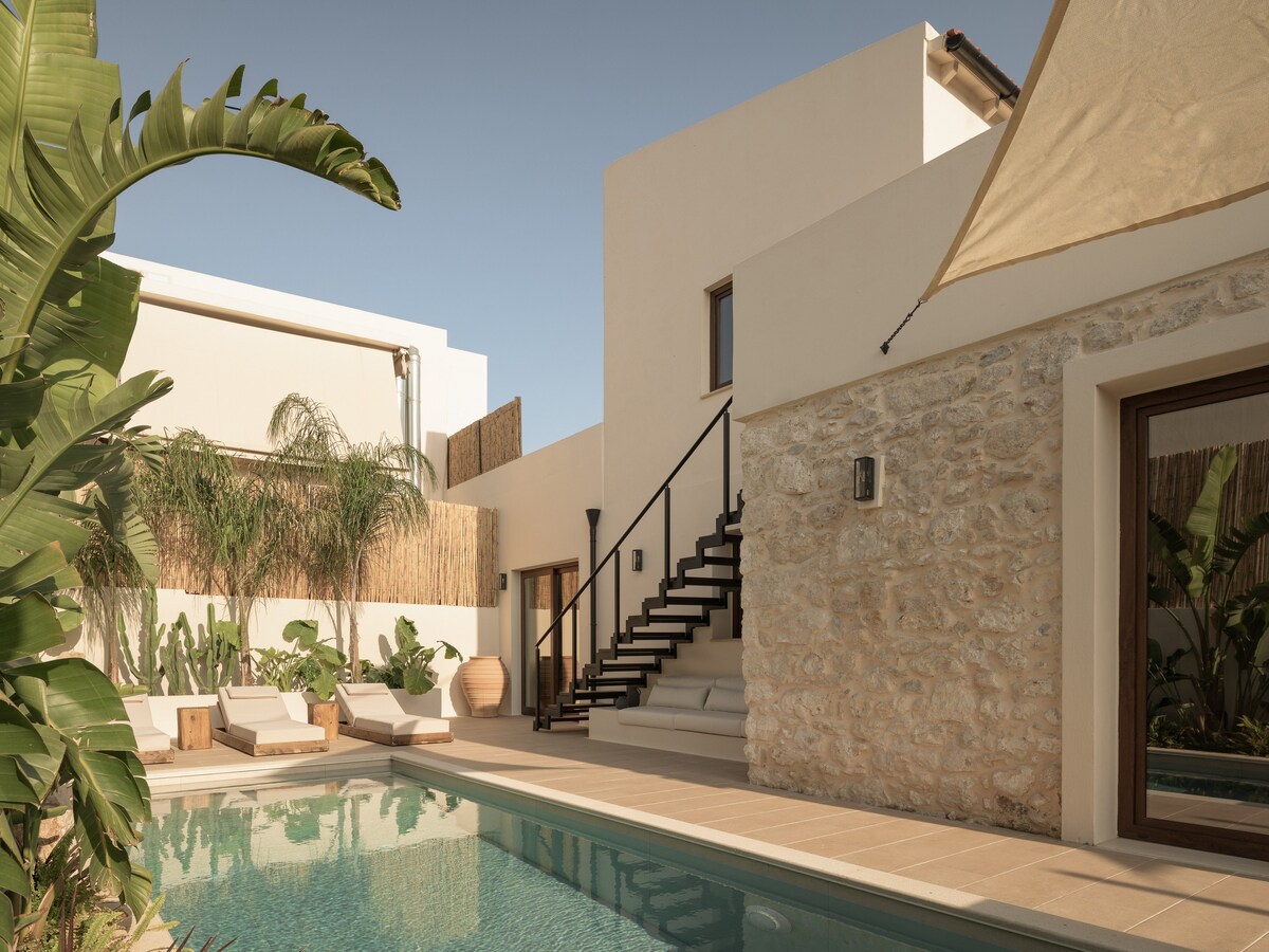 Casa Feliz Crete, Mediterranean Villa in Rethymno