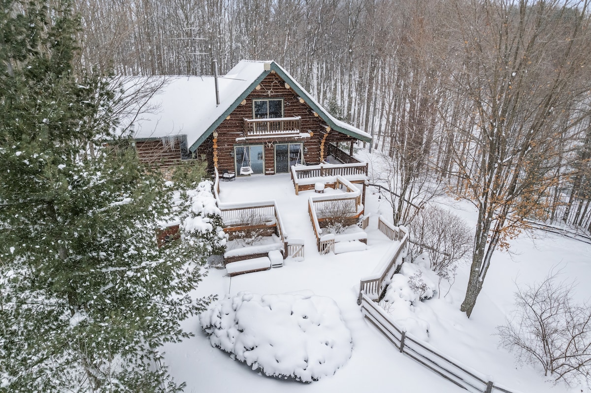 Northern Mi Winter Wonderland -靠近滑雪场！