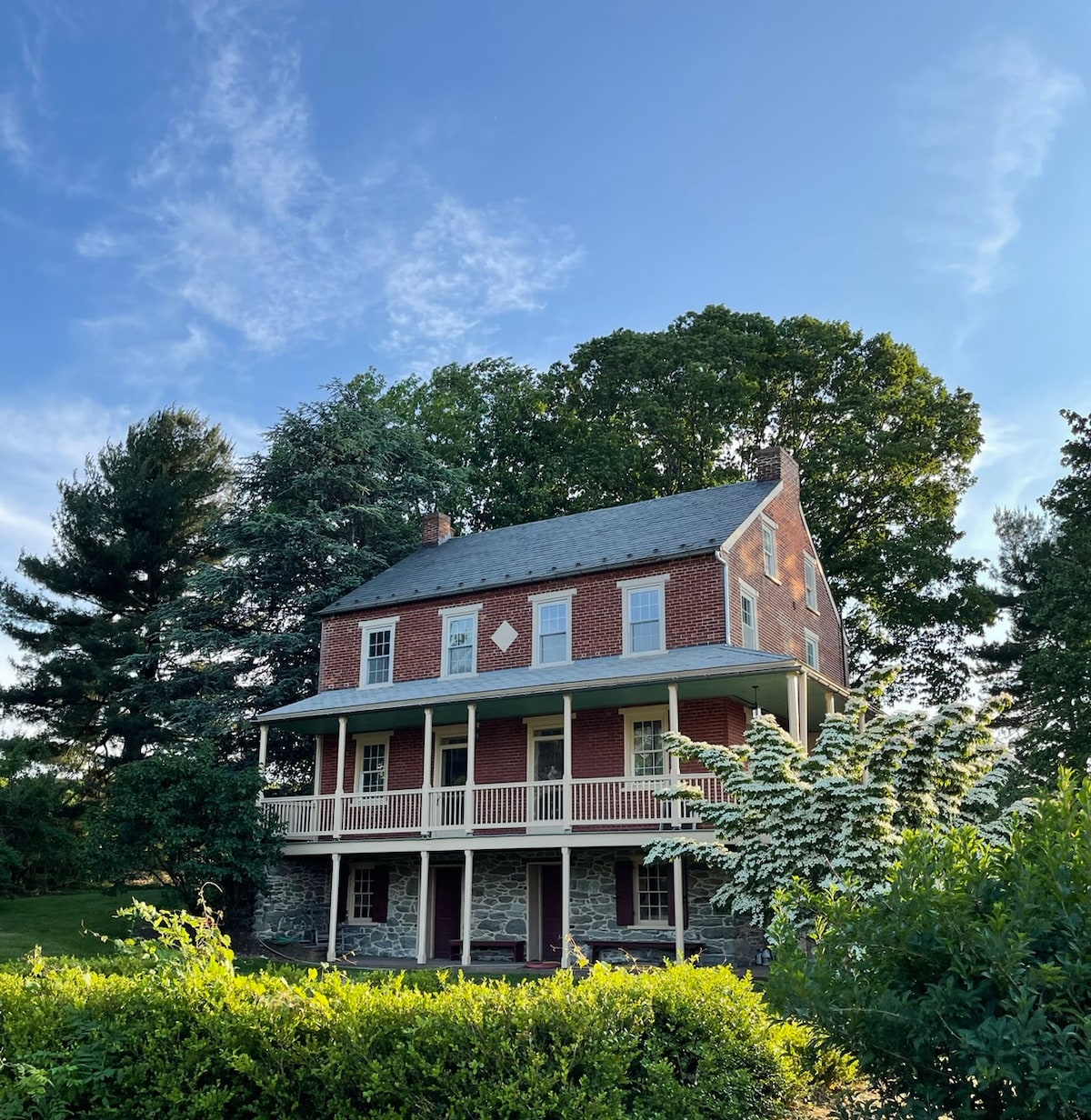 1800s farmhouse on beautiful working orchard farm