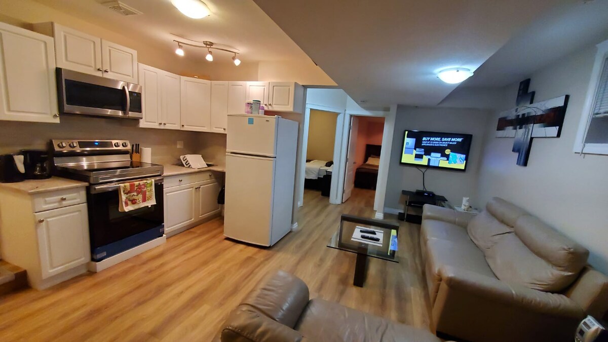 2 chambres basement apartment