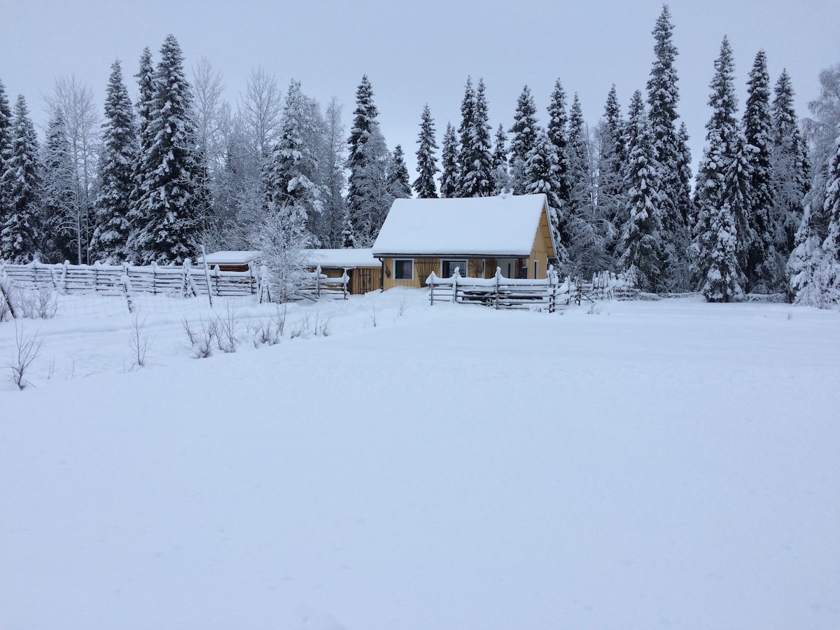 Mökki ja ulkosauna, Pyhän alue