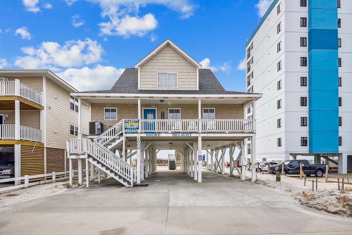 Shore Delight-6BR/4BA Oceanfront Home-Pet Friendly