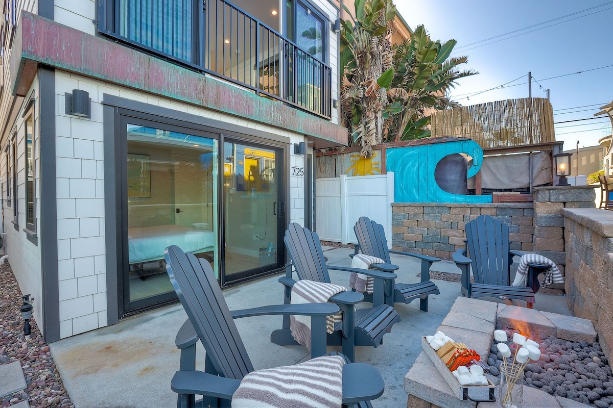 Luxury Ocean Oasis 3BR | Balcony | Firepit