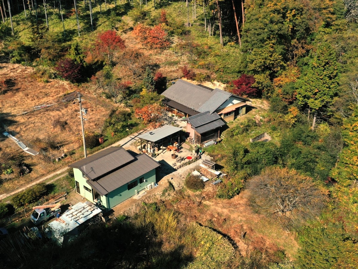 A house in the mountain