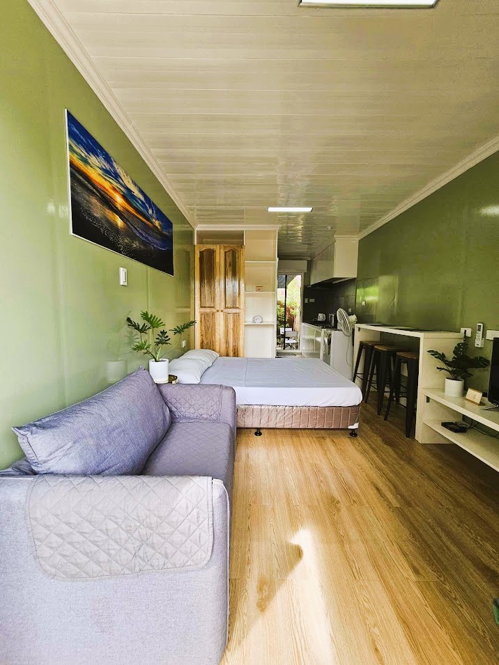 Modern Container Cabin with Western Amenities