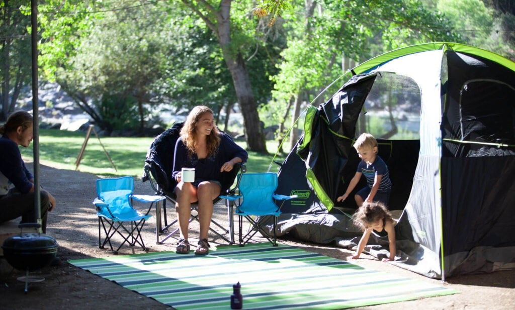 Tent Campsite A at Coloma Resort