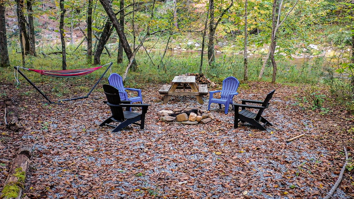 Riverfront Cabin by Carters Lake