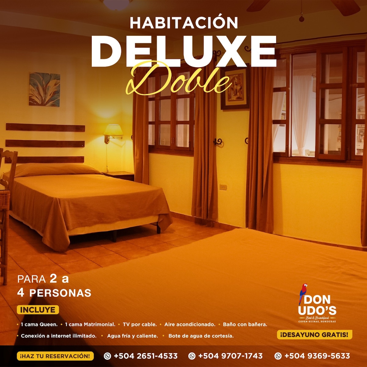 Habitación No.07 Deluxe Doble en Hotel Don Udo`s