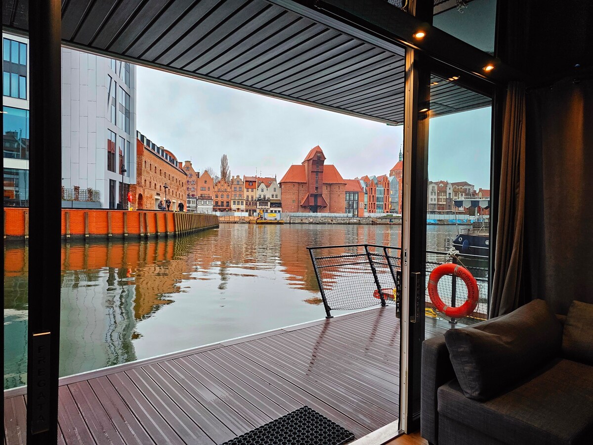Houses on water Apartment Fregata Gdansk Old Town