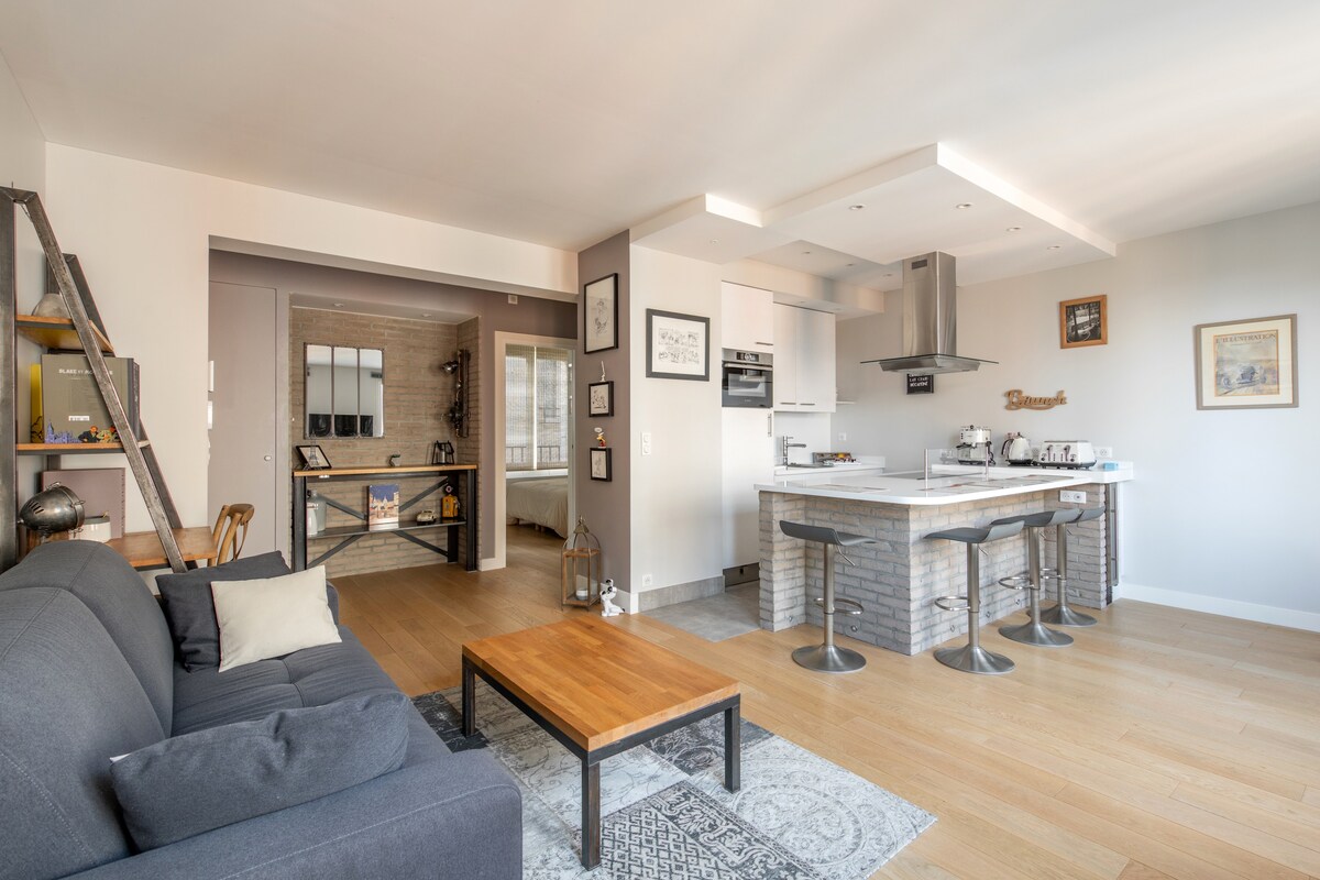 Bright & Charming 1-bedroom in Montmartre