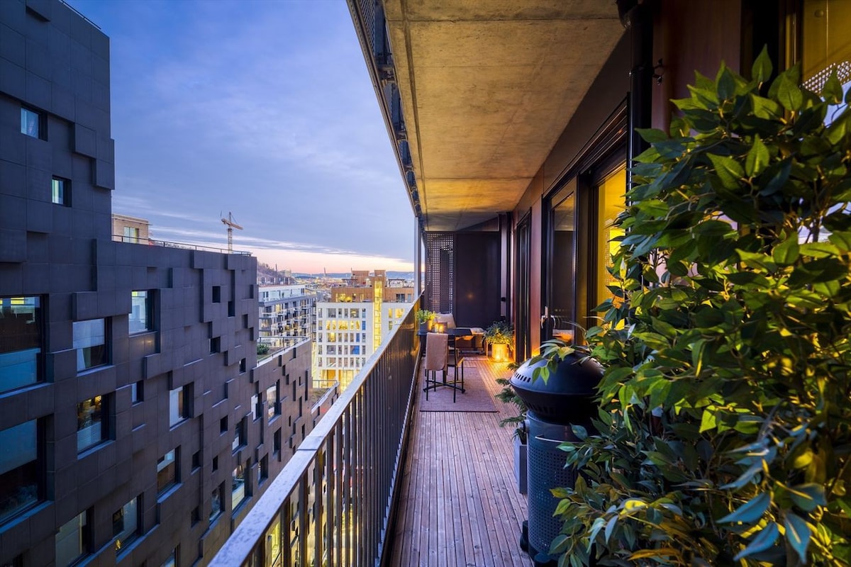 Luxury apartment at Oslo Barcode