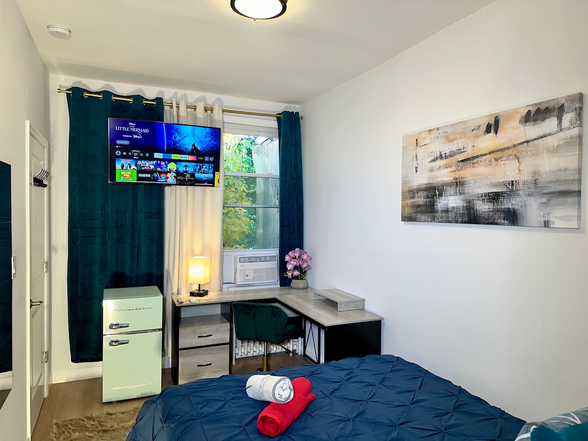 酒店式公寓： Elegante新装修的卧室