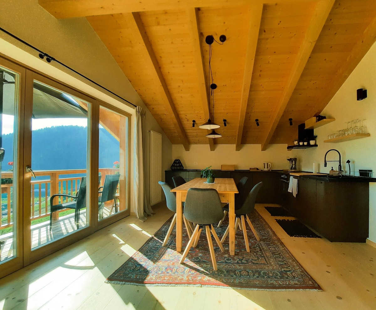 Alpine retreat with Dolomite views