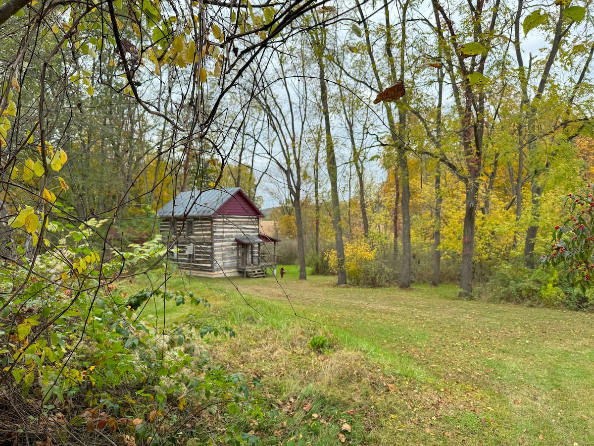 1800s Log Cabin Modernized at House of Many Stairs