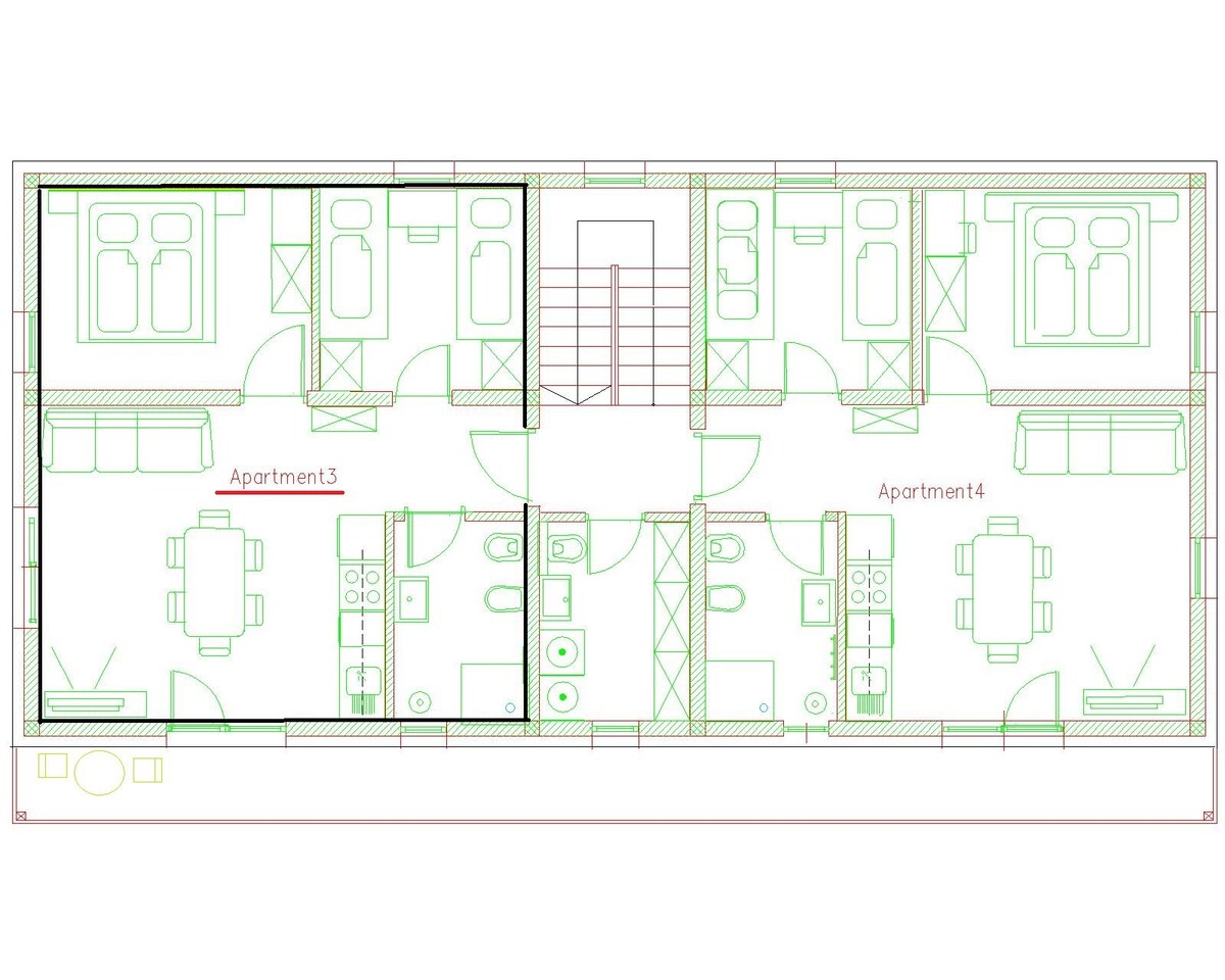 New apartments Teravila with balcony-Aparment3