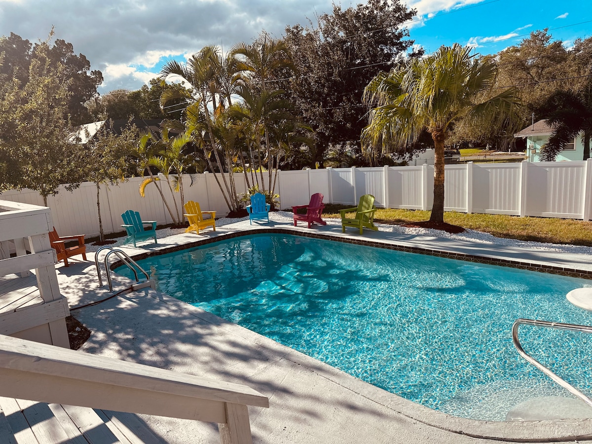 Sarasota Sea Breeze House/Perfect Vacation Getaway