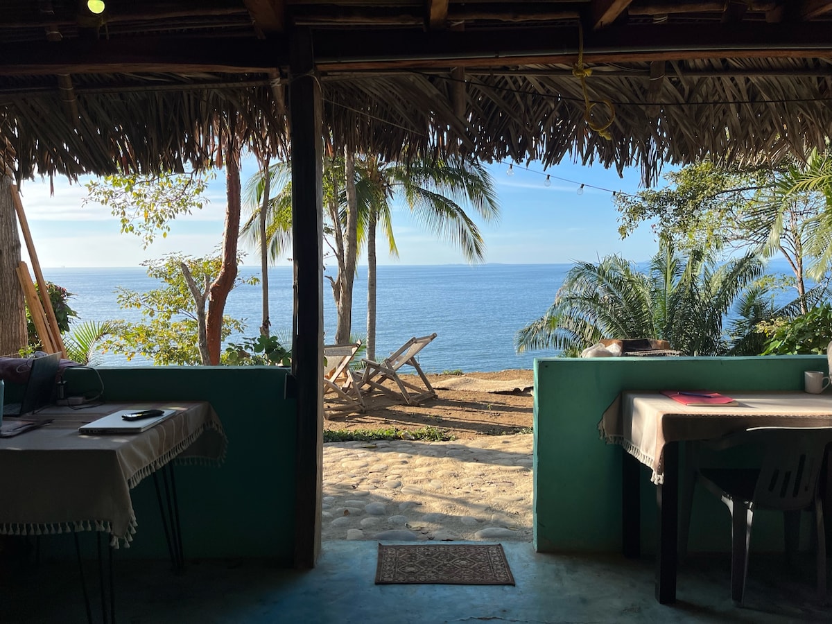 Cabaña con gran vista al mar