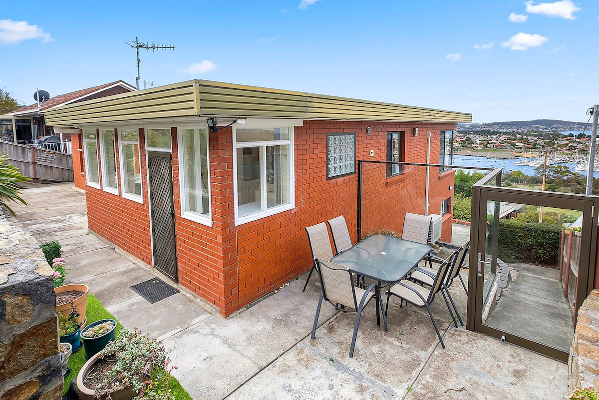 Spacious home with views across to the marina