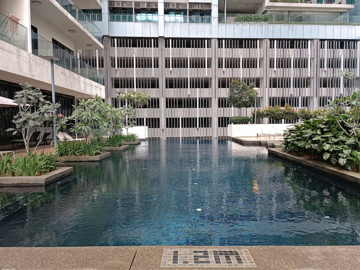 1个卧室阳台#步行前往吉隆坡城中城#泳池